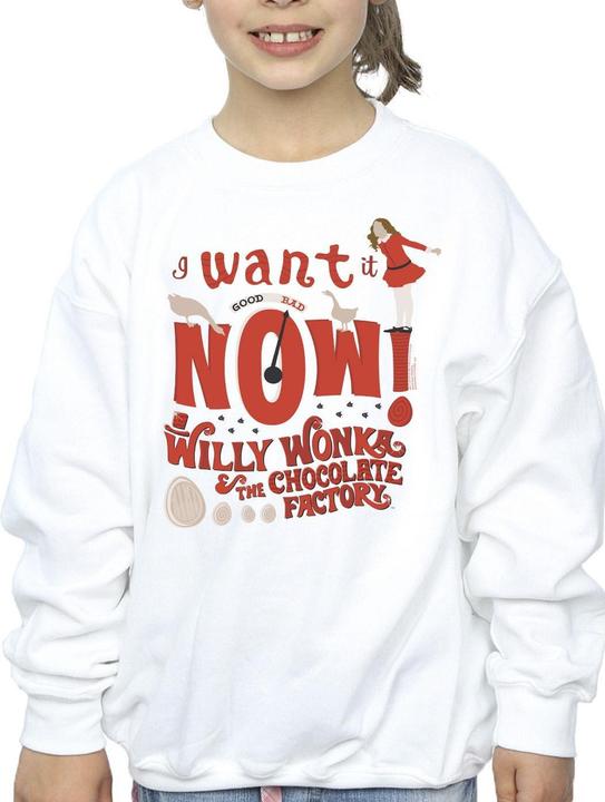 Image du produit Willy Wonka & the Chocolate Factory - Sweat VERRUCA SALT WANT IT NOW - Fille (104)