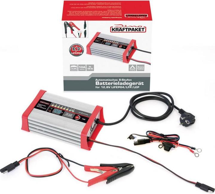 Produktbild Dino KRAFTPAKET LifePo4 10A 136341 Kfz-Ladegerät 12V (12V, 10 A)