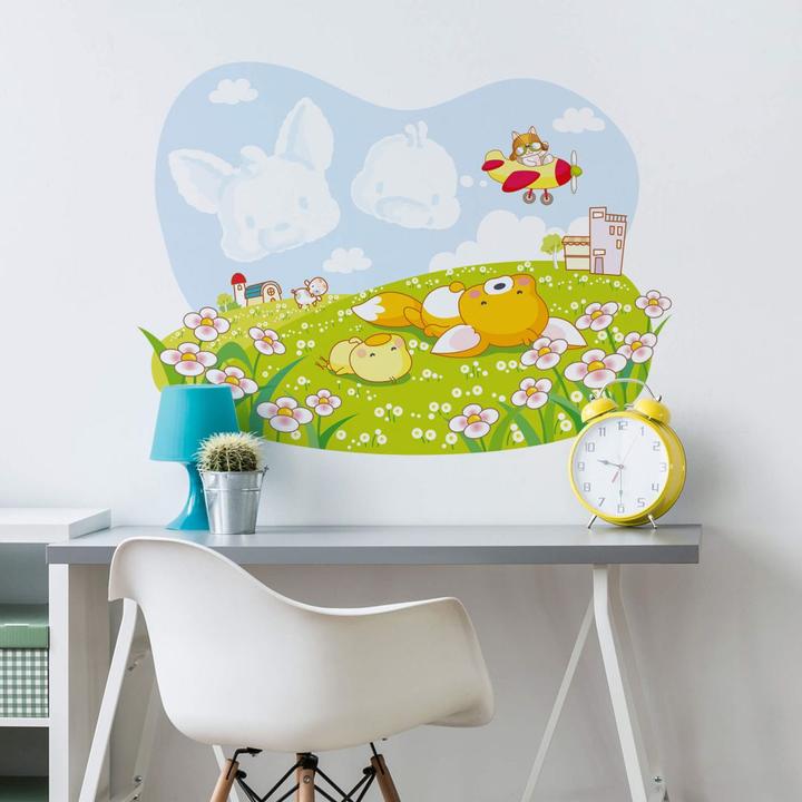 Immagine prodotto Trenddeko I quattro amici animali - Cloud Pictures (120 x 87 cm)