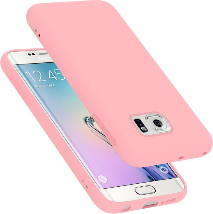 Actual product image Cadorabo TPU Liquid Silicone Case Cover (Samsung Galaxy S6 Edge)