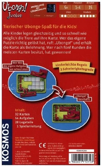 Produktbild Kosmos Ubongo Junior Mitbringspiel 712723 (Deutsch)