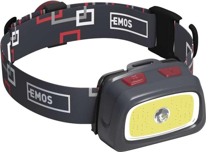 Immagine prodotto Emos Lampada frontale CREE LED + COB LED P3531, 330 lm, 65 m, per 3x AAA (330 lm)