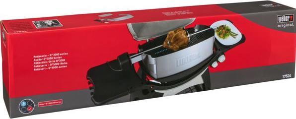 Actual product image Weber Rotating spit Q 300 and 3000 series