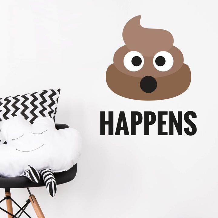 Immagine prodotto Emojione Emoji Shit Happens (120 x 142 cm)