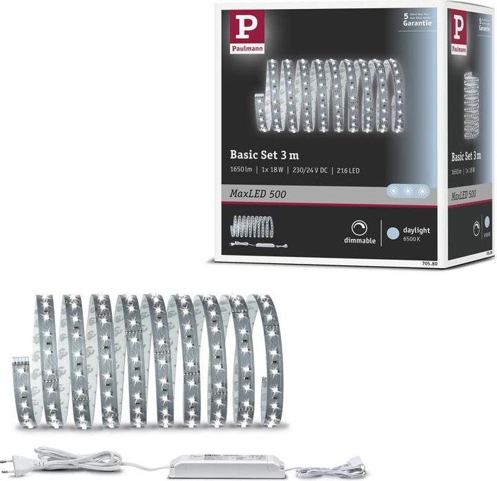 Actual product image Paulmann MaxLED 500 Stripe Set (Daylight, 300 cm, Indoor)