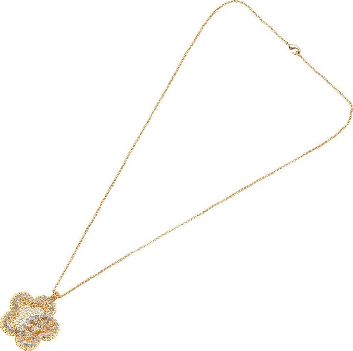 Produktbild Ottaviani Golden bronze necklace with silver glitter