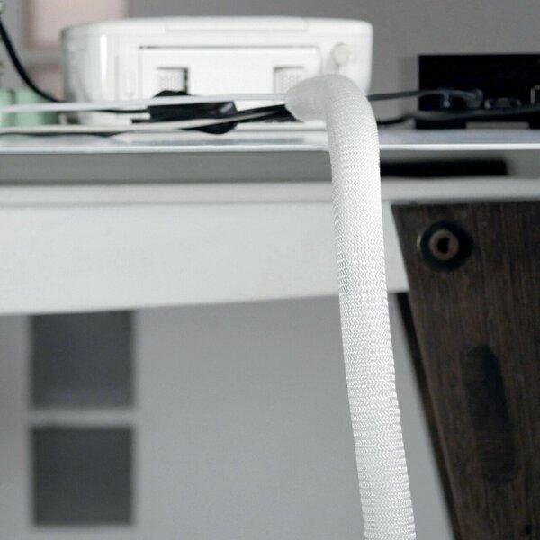 Actual product image Label-the-cable Cable organiser white 1 piece (LTC 5120) (Cable conduit, 200 cm)