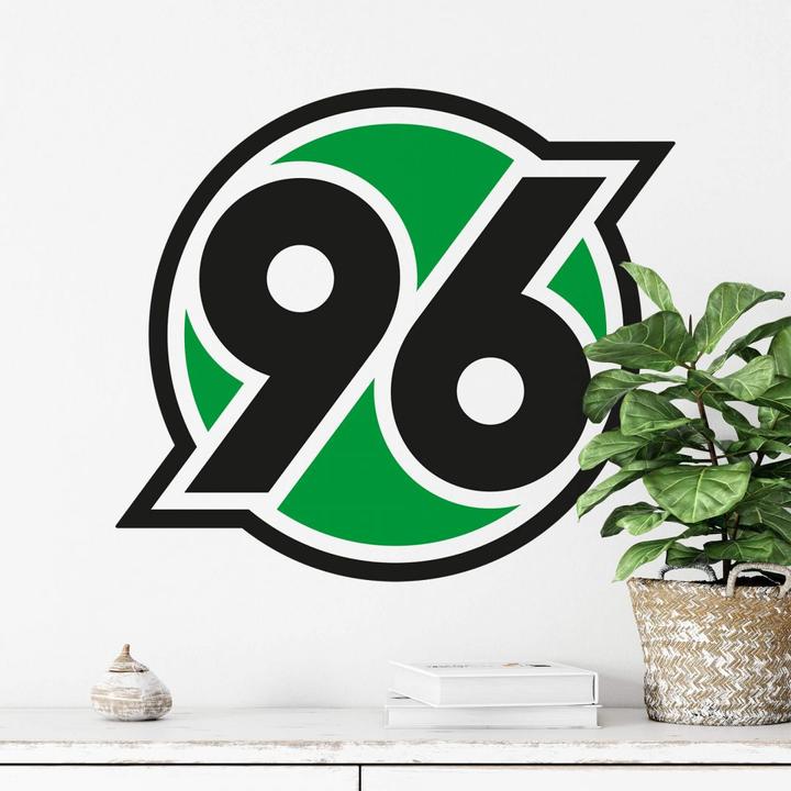 Actual product image Hannover 96 logotype (60 x 53 cm, 100 x 88 cm, 120 x 106 cm, 40 x 35 cm, 80 x 70 cm)
