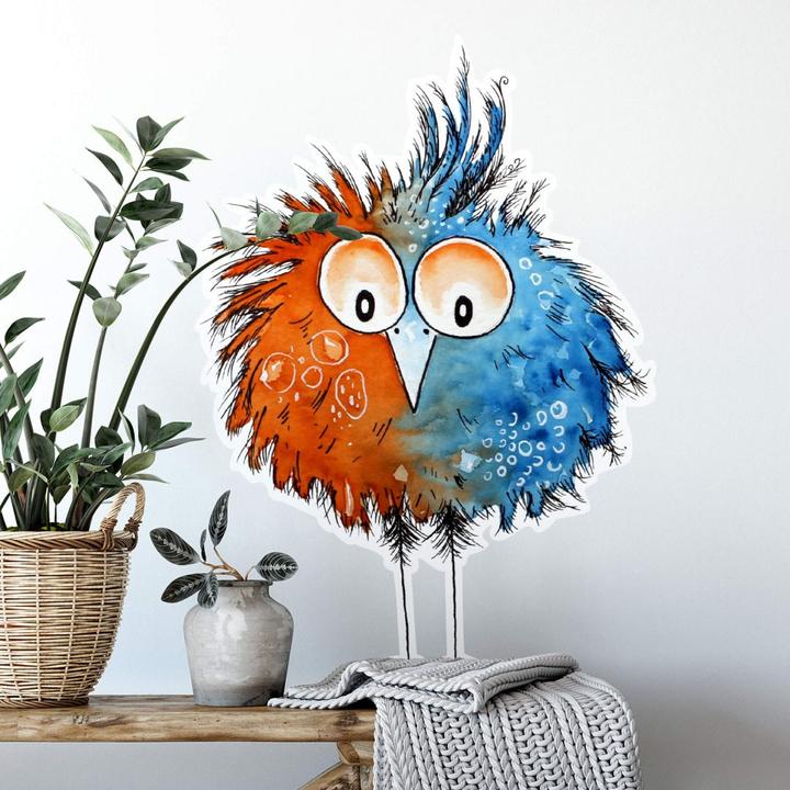 Actual product image Trenddeko Weird bird 02 (36 x 50 cm)