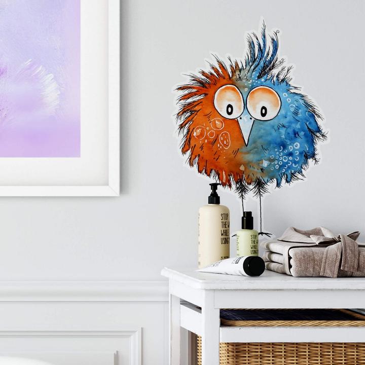 Actual product image Trenddeko Weird bird 02 (36 x 50 cm)