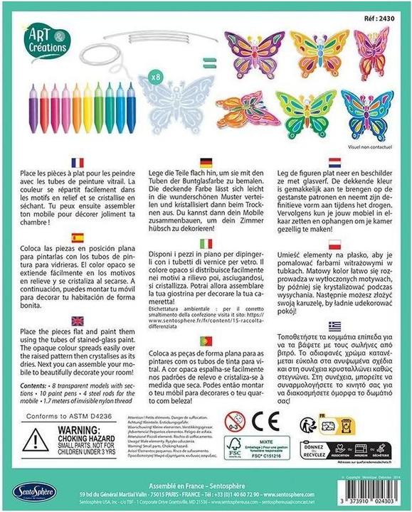 Energy Label Sentosphere Mobile Butterflies Craft Set