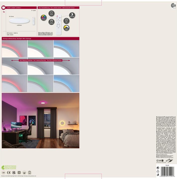 Immagine prodotto Paulmann Panel Atria Shine (3680 lm)