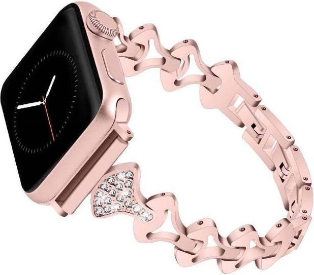 Image du produit MU Style Bracelet Beauty Series (38 mm, 40 mm, 41 mm, Acier inoxydable, Matières plastiques, Apple Watch Series 2, Apple Watch Series 3, Apple Watch Series 1, Apple Watch Series 4, Apple Watch Series 5, Apple Watch Series 6, Apple Watch Series 7, Apple Watch Series 8, Apple Watch Series 9, Apple Watch SE)