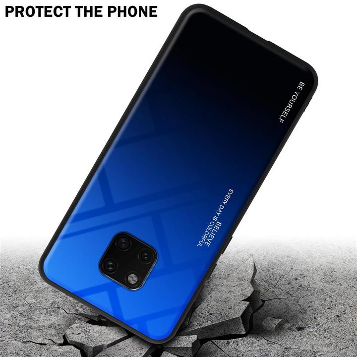 Produktbild Cadorabo TPU 2 Farben Glas Cover (Huawei Mate 20 Pro)