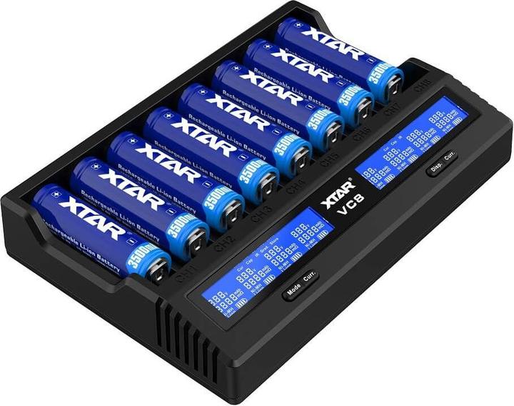 Actual product image Xtar VC8 Charger (1 pcs., Battery + charger)