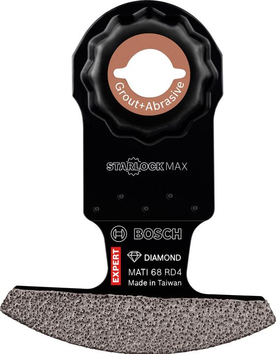 Bosch Professional Zubehör Lama angolare EXPERT MATI 68 RD4 Lama per utensili multifunzione, 68 x 30 mm, 10 pezzi.