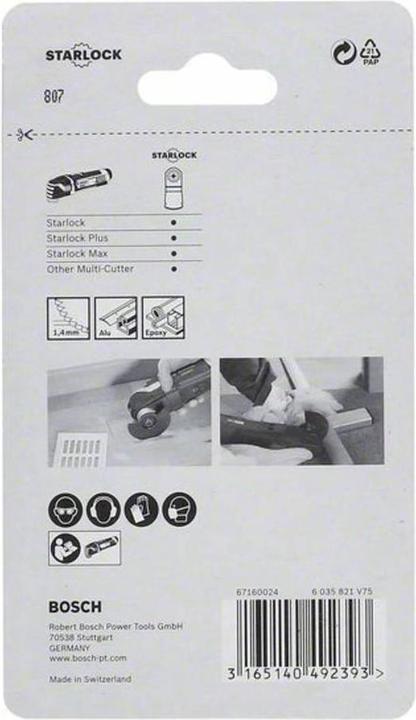 Produktbild Bosch Professional Zubehör BIM Segmentsägeblatt ACZ 85 EB, Wood and Metal, 85 mm, 1er-Pack