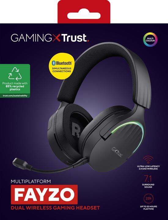 Produktbild Trust GXT 491 Fayzo (Kabellos, Kabelgebunden)