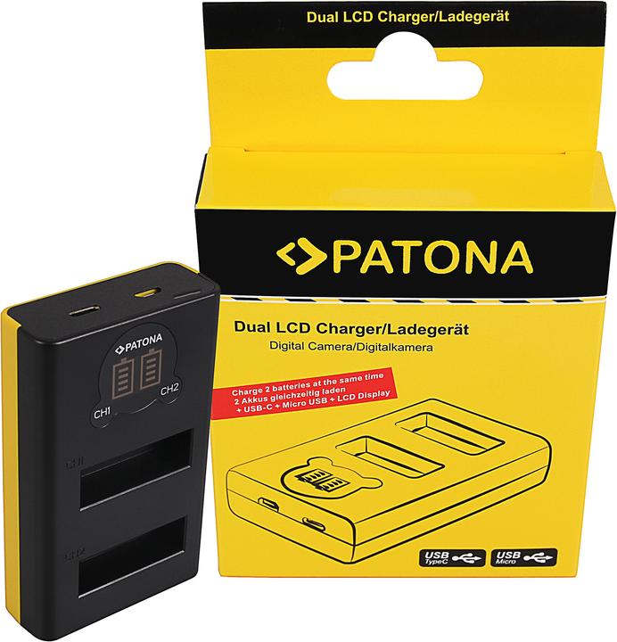 Immagine prodotto Patona Doppio caricatore USB LCD (Caricatore)