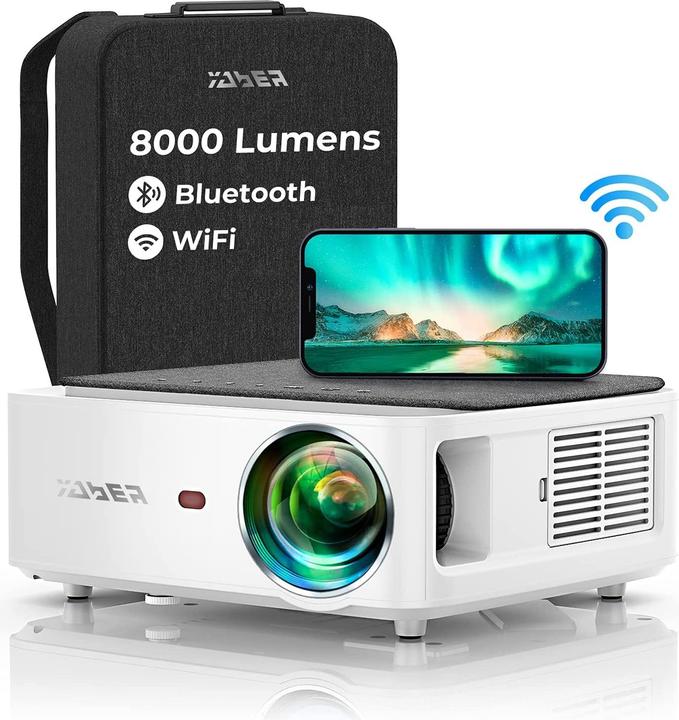 Immagine prodotto Yaber Proiettore Home Cinema V6 (Full HD, 8500 lm, 1.5:1)