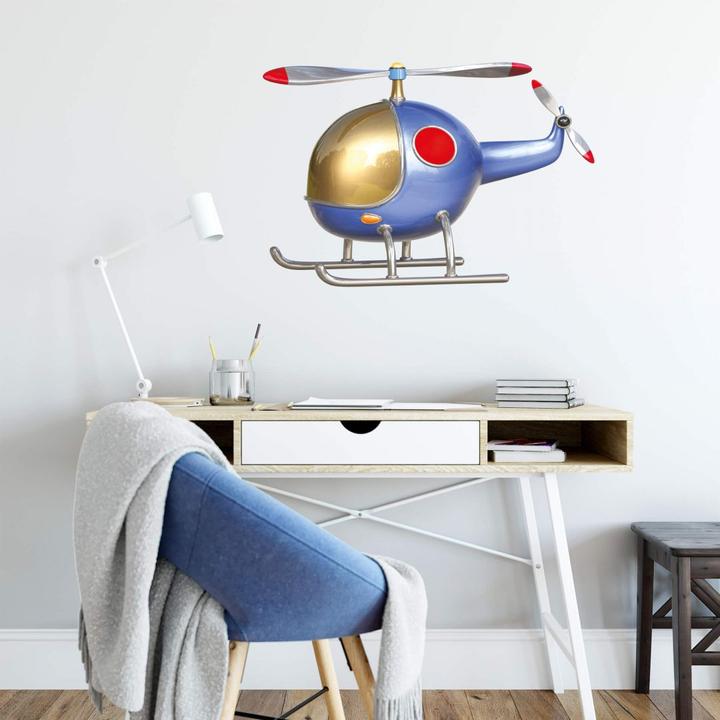 Actual product image Trenddeko Michel - Helicopter (60 x 41 cm)