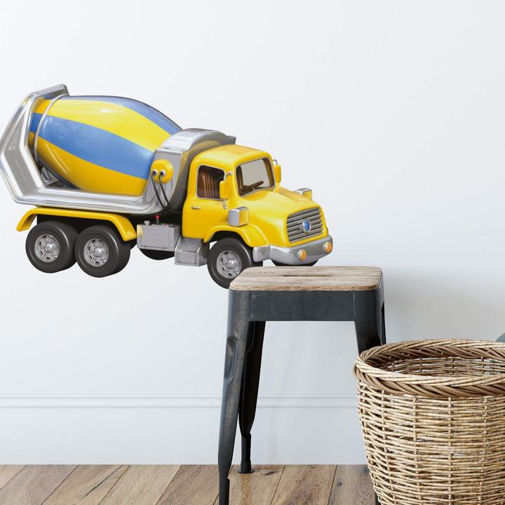 Produktbild Trenddeko Michel - LKW Betonmischer (120 x 73 cm)
