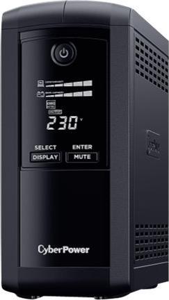 Cyberpower Tracer III VP1000ELCD-FR - Line-Interaktiv - 1000 VA - 550 W - Sine - (1000 VA, 550 W, Line-Interaktiv USV)