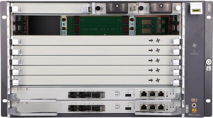 Actual product image Huawei OLT MA5800-X7 | 2x MPLA 2x PILA 10G Uplink modules