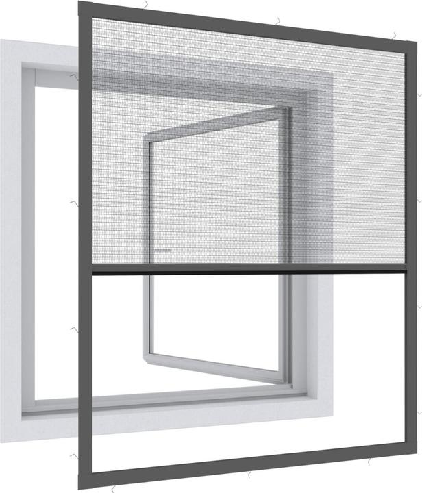 Immagine prodotto Windhager Finestra IS con cerniera Plissée (120 x 100 cm)