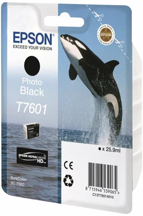 Produktbild Epson T7601 Ultra Chrome HD (PBK)