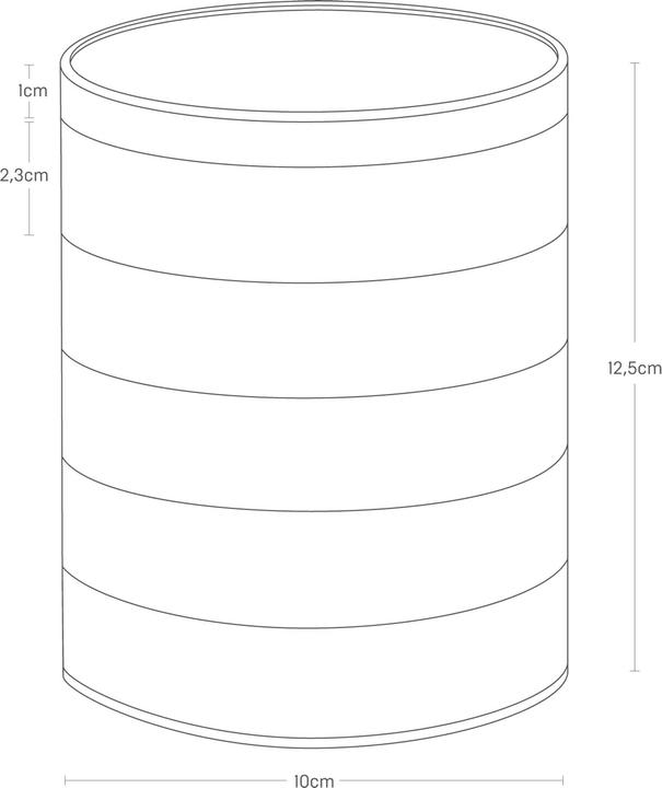 Actual product image Yamazaki Tosca 5-piece jewellery holder, white