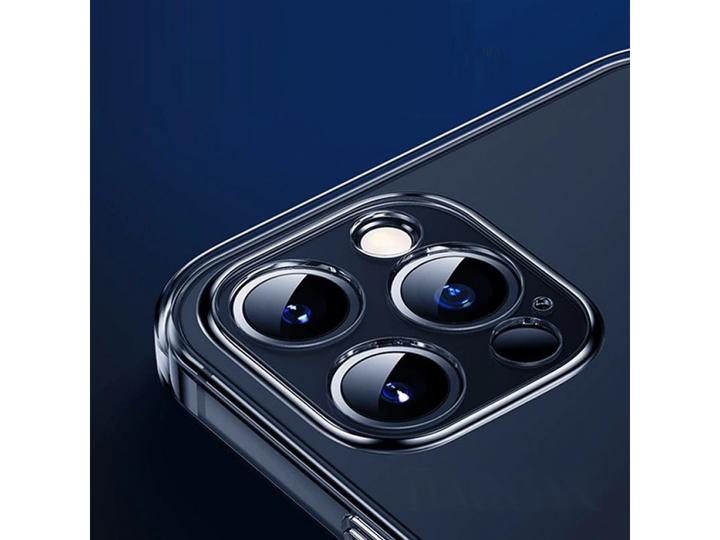 Produktbild Screenguard iPhone 12 Pro Max Gummi Hülle Camera Protector Case (Apple iPhone 12 Pro Max)