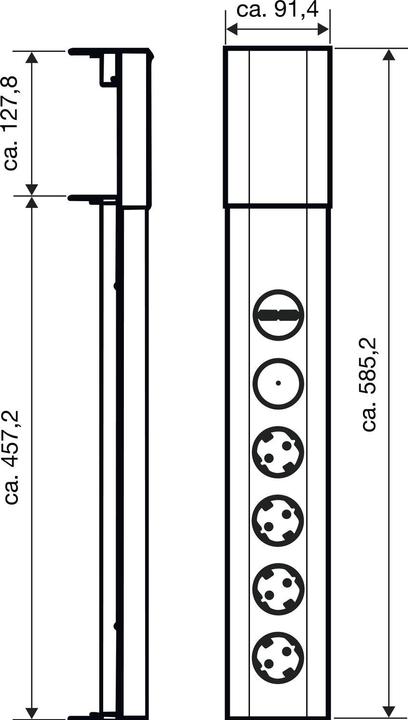 Produktbild Bachmann Casia (6 x, USB-A, 2 m)