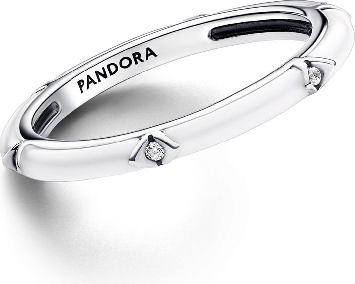 Actual product image Pandora ME Stones & Enamel Ring (64, 925 Silver)