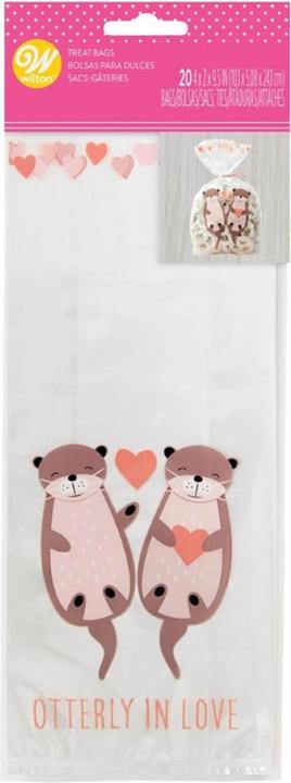 Image du produit Decora Sachets à biscuits - Otterly In Love (20pcs) (Pochette cadeau, 20 x)