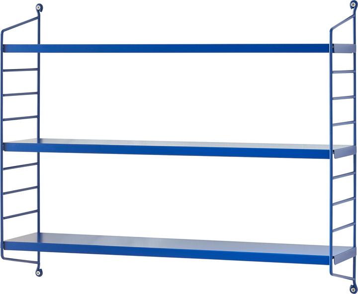 Actual product image En.Casa Modular wall shelf Strängnäs set of 2 blue