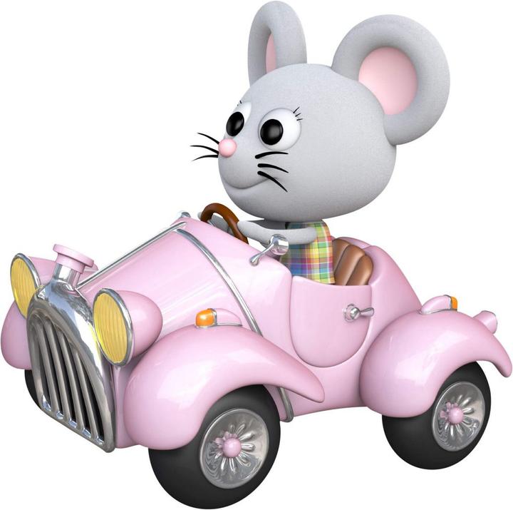 Produktbild Trenddeko Maus im Auto (40 x 40 cm)