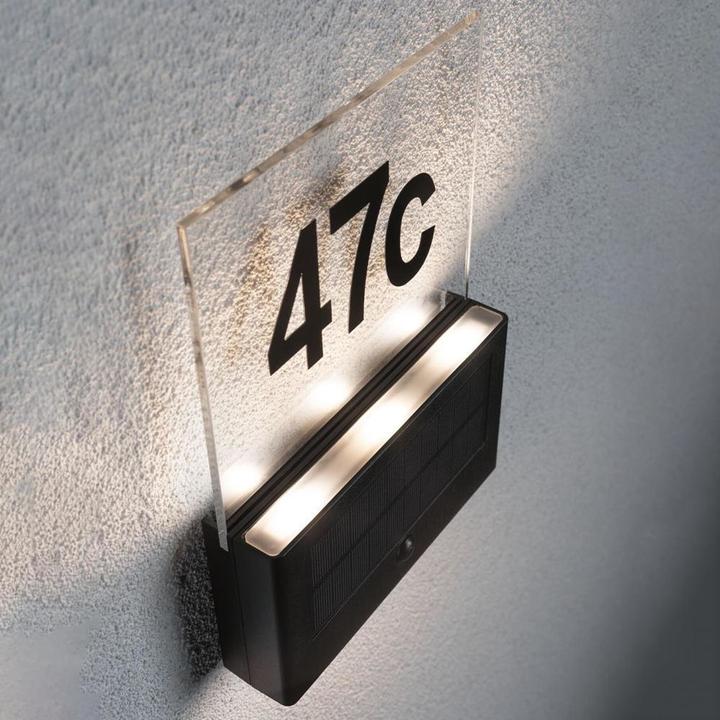 Image du produit Paulmann Numéros de maison solaires (27 lm, IP44)