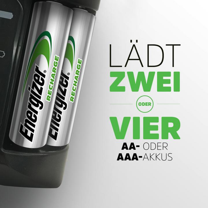 Image du produit Energizer Recharge Pro (4 pcs, AA, 2000 mAh, Piles rechargeables + chargeur)