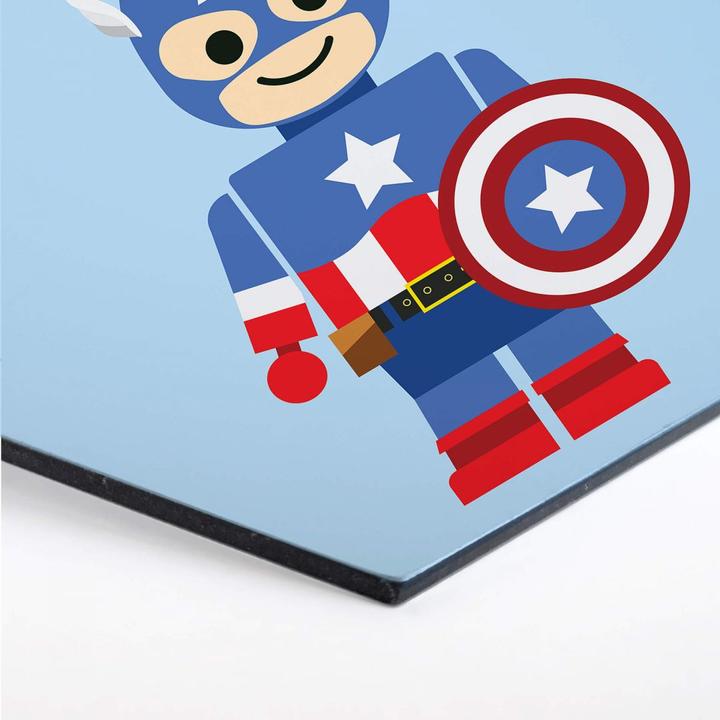 Actual product image Trenddeko Captain America Toy (75 x 65 cm)