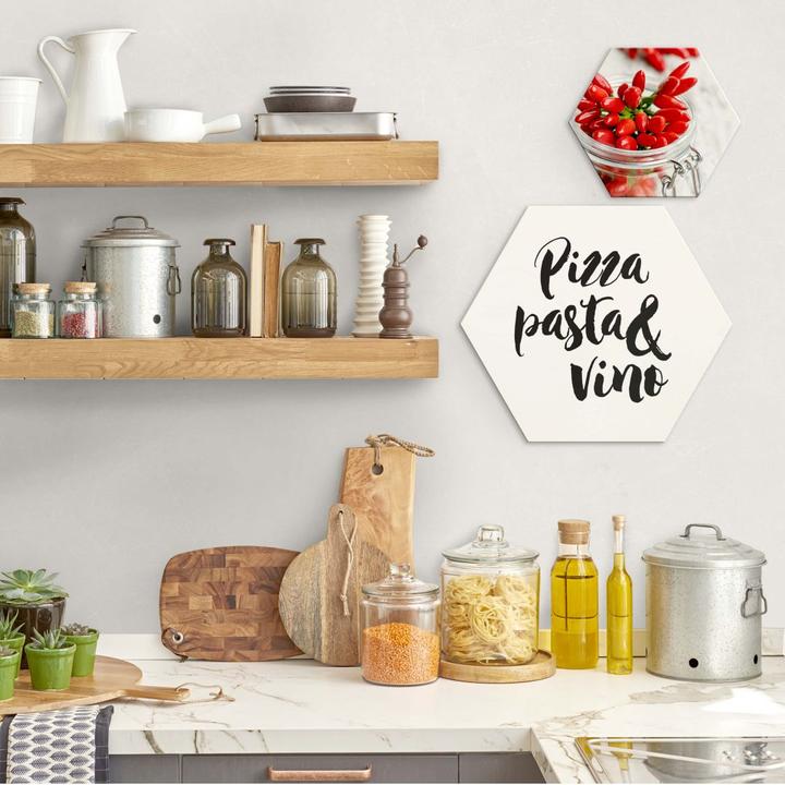 Image du produit Trenddeko Pizza Pasta Vino (55 x 47 cm)