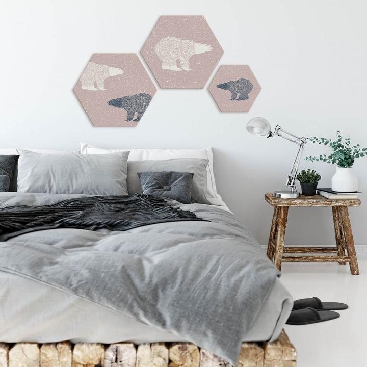 Produktbild Trenddeko Polarbär Blau (25 x 22 cm)