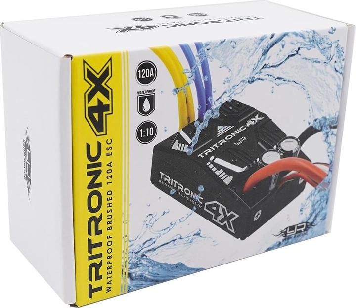Immagine prodotto Yeah Racing Controller spazzolato Tritronic 4X 120A 2-6S, doppio motore