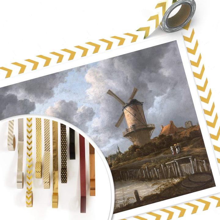 Actual product image Trenddeko van Ruisdael - The windmill of Wijk near Duurstede (50 x 40 cm)