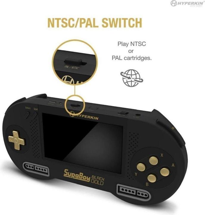 Produktbild Hyperkin Other portable console game SUPABOY M08889-BKC black gold