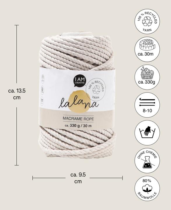 Produktbild Lalana Macrame Rope (30 m)