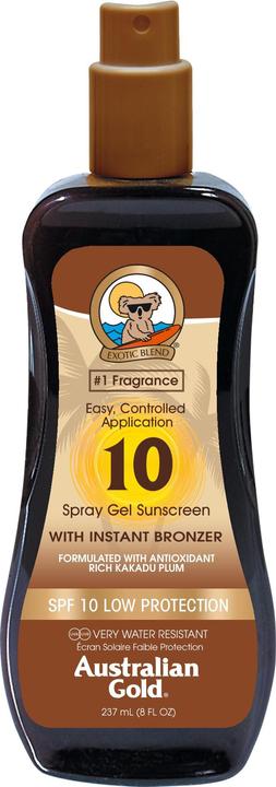 Produktbild Australian Gold Gel mit Bronzer (Sonnenspray, Sonnengel, Bis SPF 10, 237 ml)
