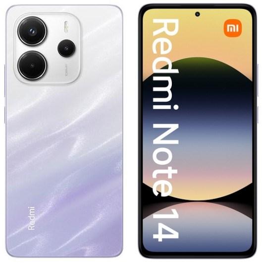 Image du produit Xiaomi Redmi Note 14 (128 Go, Mist Purple, 6.67", Double SIM hybride, 108 Mpx, 4G)