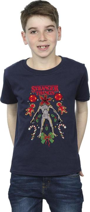 Image du produit Netflix - T-shirt STRANGER THINGS CHRISTMAS DEMOGORGON - Garçon (140, 146)