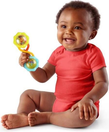 Immagine prodotto Bright Starts Rattle, Rattle & Shake Barbell™, verde